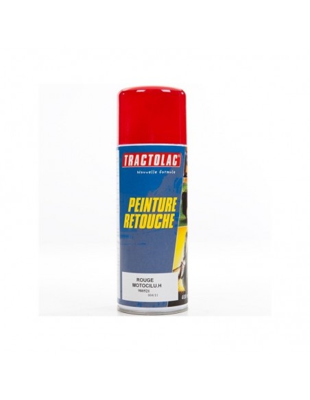 Bombe Peinture spéciale motoculture. Rouge Honda. 400 ml