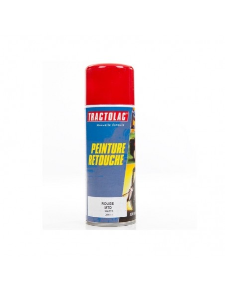 Bombe peinture spéciale motoculture. Rouge MTD/PBL. 400 ml