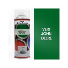 Bombe peinture spéciale motoculture. Vert John-Deere. 400 ml.