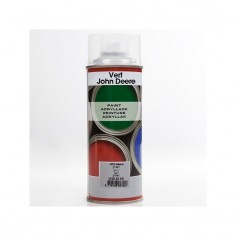 Bombe peinture spéciale motoculture. Vert John-Deere. 400 ml. 2