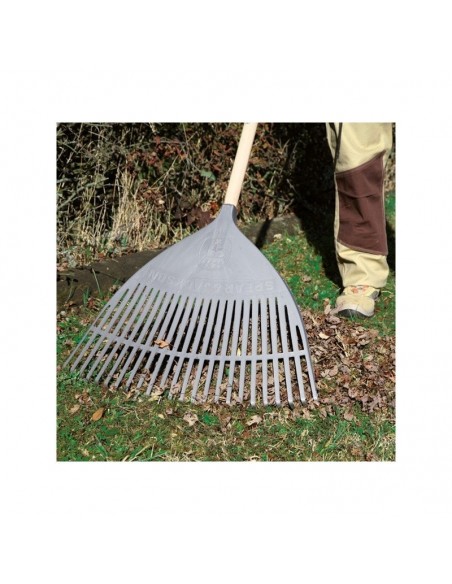 Balai à gazon pro 24 dents . Spears & Jackson. Polypropylène + manche bois