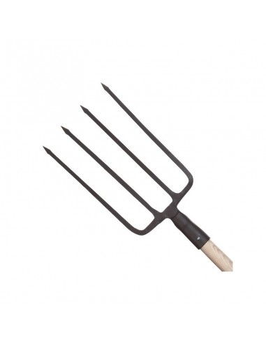 Fourche à bêcher. Dents carrées