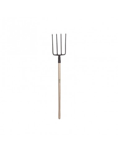 Fourche à bêcher. Dents carrées