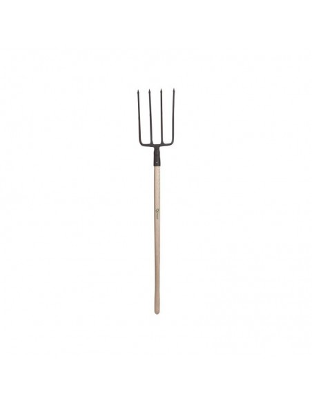 Fourche à bêcher. Dents carrées