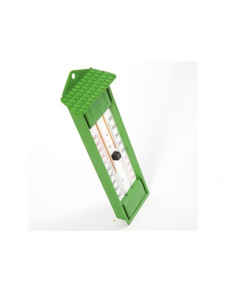 Thermometre mini maxi vert. Sans mercure
