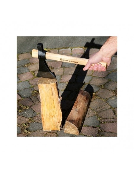 Hachette à tête. Manche en frêne