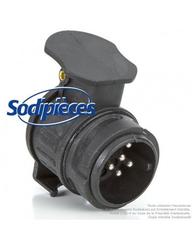 Prise adaptateur remorque attelage 13 Mâles - 7 Femelles