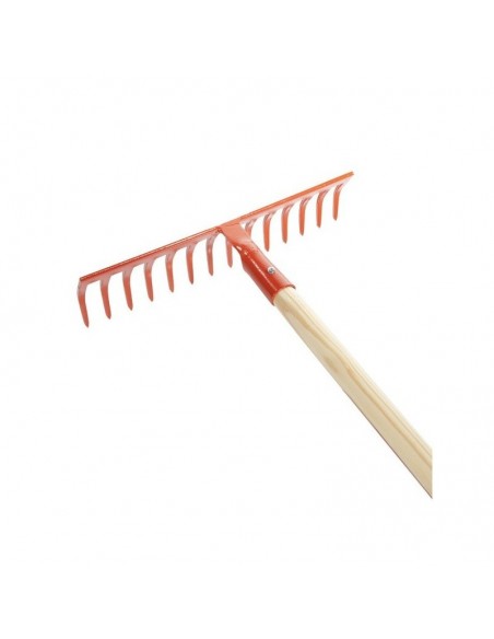 Rateau à douille forgée 14 dents courbées