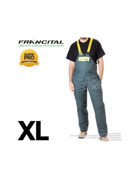 Salopette anticoupure. Francital. Taille XL
