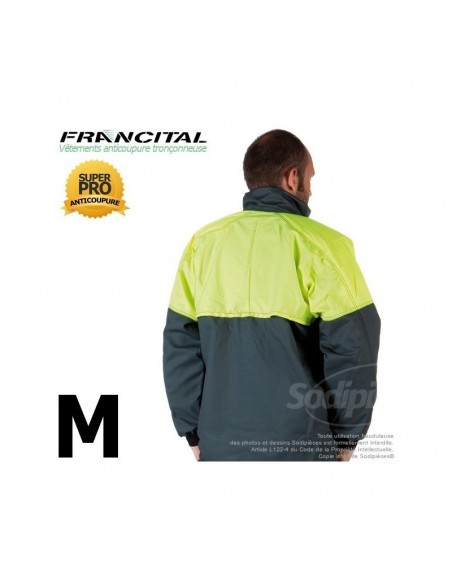 Veste anticoupure tronçonneuse. Francital. Taille M