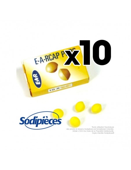 Bouchon anti-bruits de recharge Ear Pods. Par 10