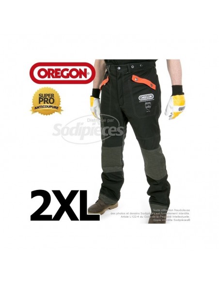 Pantalon anti-coupure Orégon Waipoua. Taille XXL