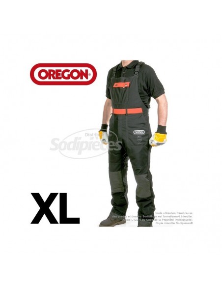 Salopette anti-coupure Orégon Waipoua. Taille XL