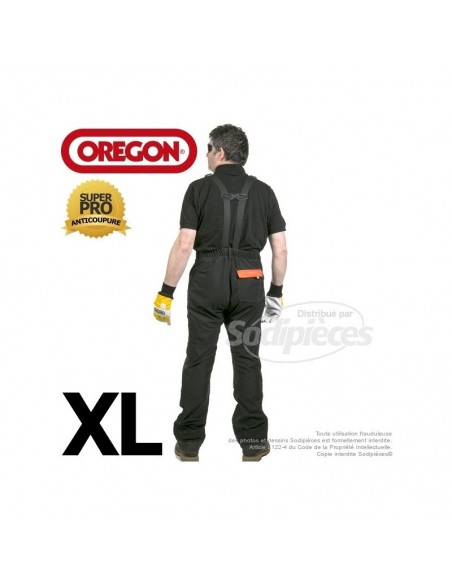 Salopette anti-coupure Orégon Waipoua. Taille XL