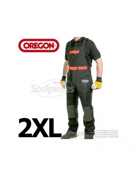 Salopette anti-coupure Orégon Waipoua. Taille XXL