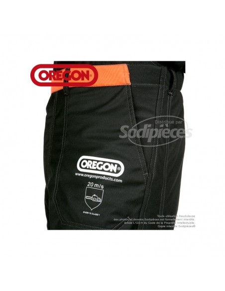 Salopette anti-coupure Orégon Waipoua. Taille XXL