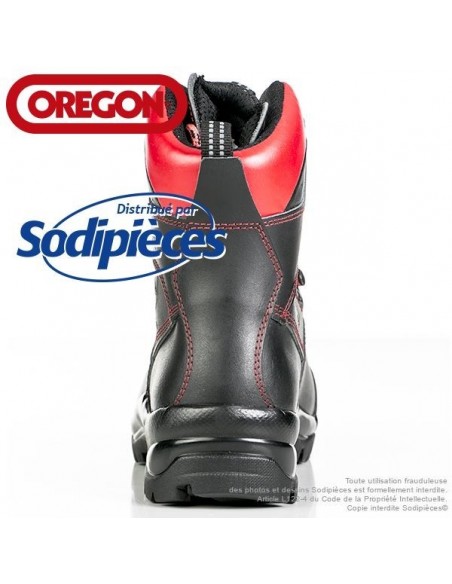 Bottes forestières cuir de protection Oregon. Class 1 (20m/s). T.42