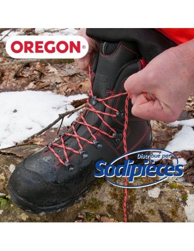 Bottes forestières cuir de protection Oregon. Class 1 (20m/s). T.45