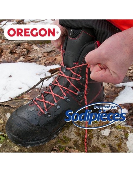 Bottes forestières cuir de protection Oregon. Class 1 (20m/s). T.45