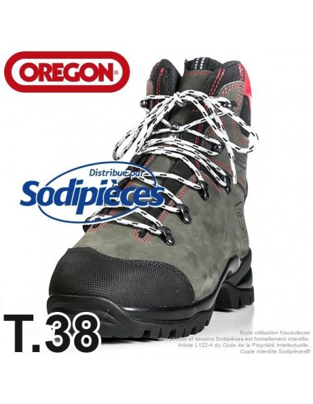 Bottes forestières cuir de protection Oregon. Class 2 (24m/s). T.38