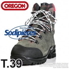 Bottes forestières cuir de protection Oregon. Class 2 (24m/s). T.39