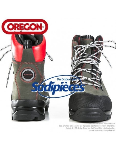 Bottes forestières cuir de protection Oregon. Class 2 (24m/s). T.41