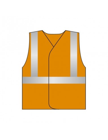 Gilet de sécurité orange