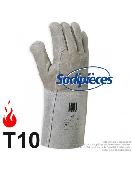 Gants anti-chaleur. Taille 10