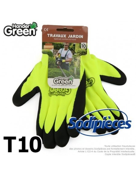 Gants double protection. Confort froid. HanderGreen® T10