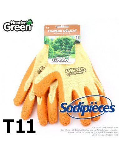 Gants haute qualité. Travaux délicats Multi-fonctionnels. HanderGreen® T11