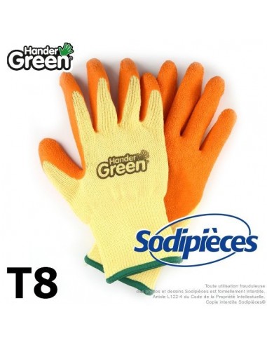 Gants haute qualité. Travaux délicats Multi-fonctionnels. HanderGreen® T8