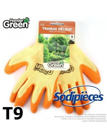 Gants haute qualité. Travaux délicats Multi-fonctionnels. HanderGreen® T9