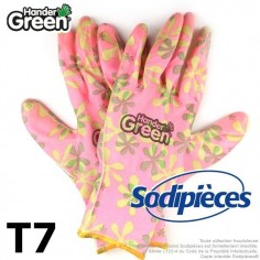 Gants imprimés féminins. Travaux jardin. HanderGreen® T7 2