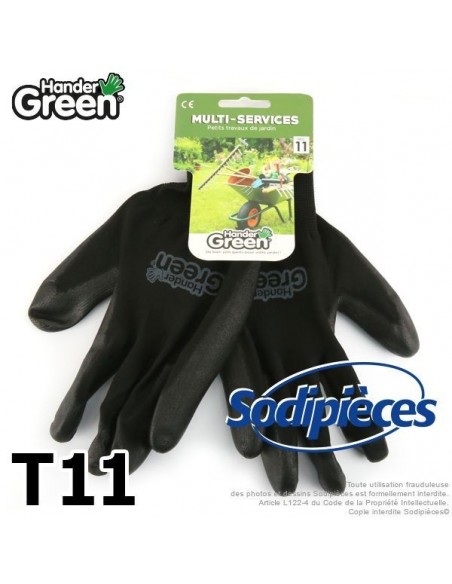 Gants Multi-services. Travaux jardin. HanderGreen® T11