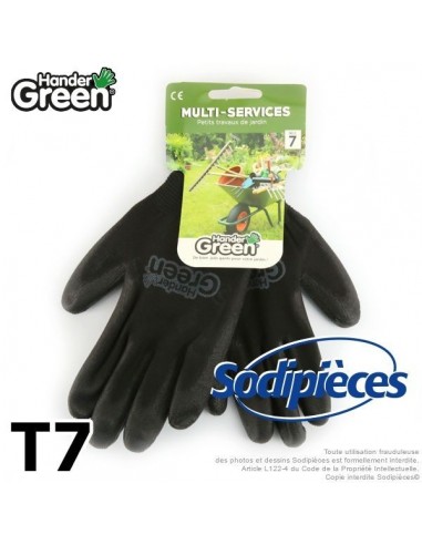 Gants Multi-services. Travaux jardin. HanderGreen® T7