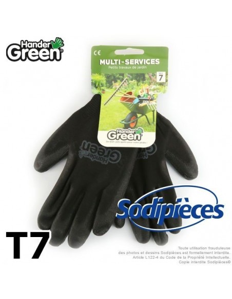 Gants Multi-services. Travaux jardin. HanderGreen® T7