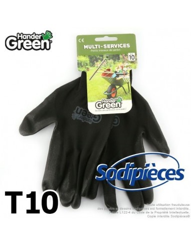 Gants Multi-services. Travaux jardin. HanderGreen® T9