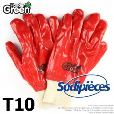 Gants produits atelier. Revêtement spécial. HanderGreen® T10 2