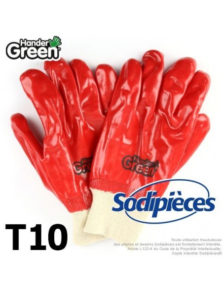 Gants produits atelier. Revêtement spécial. HanderGreen® T10