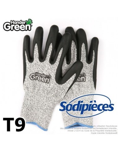 Gants protection coupure super résistants. HanderGreen® T9