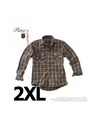 Chemise écossaise. Stone by Lafont. Taille 2XL