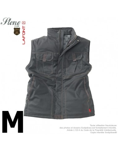 Gilet havane gris. Stone by Lafont. Taille M