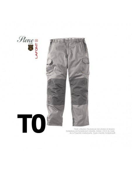 Pantalon gris. Stone by Lafont. Taille 0
