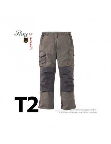 Pantalon havane. Stone by Lafont. Taille 2