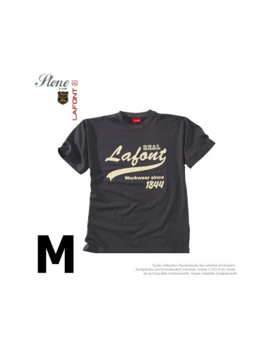Tshirt gris charbon. Stone by Lafont. Taille M