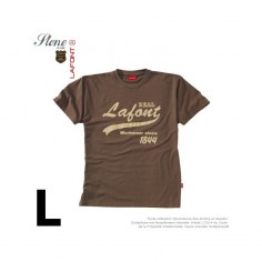 Tshirt marron havane. Stone by Lafont. Taille L
