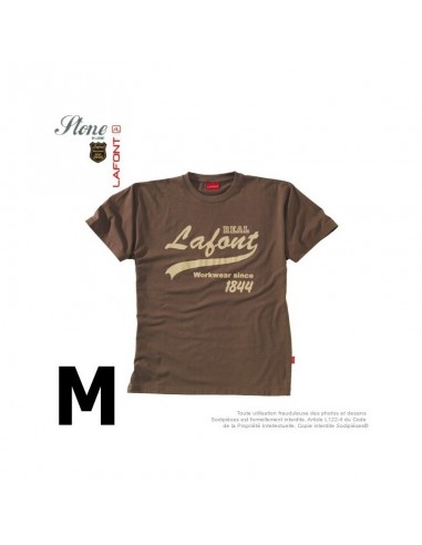 Tshirt marron havane. Stone by Lafont. Taille M