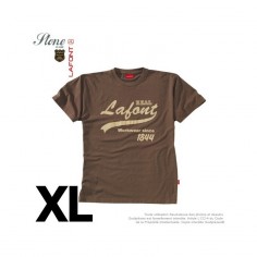 Tshirt marron havane. Stone by Lafont. Taille XL