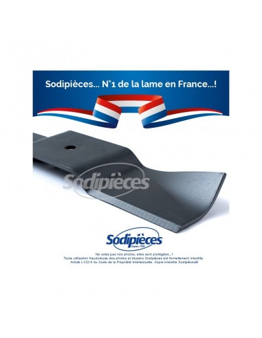 Lame tondeuse 30,5 cm. Al 10 mm. Pour Countax