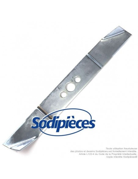 Lame tondeuse 33 cm. Al. 17 mm. Pour Flymo. Origine